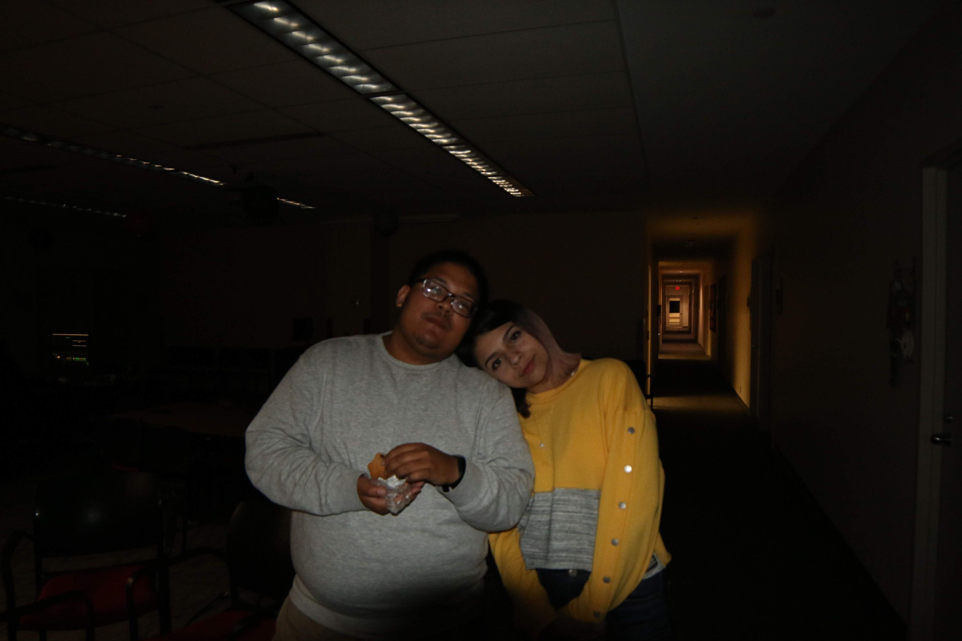 Scholars posing together at a Latino Youth Collective event